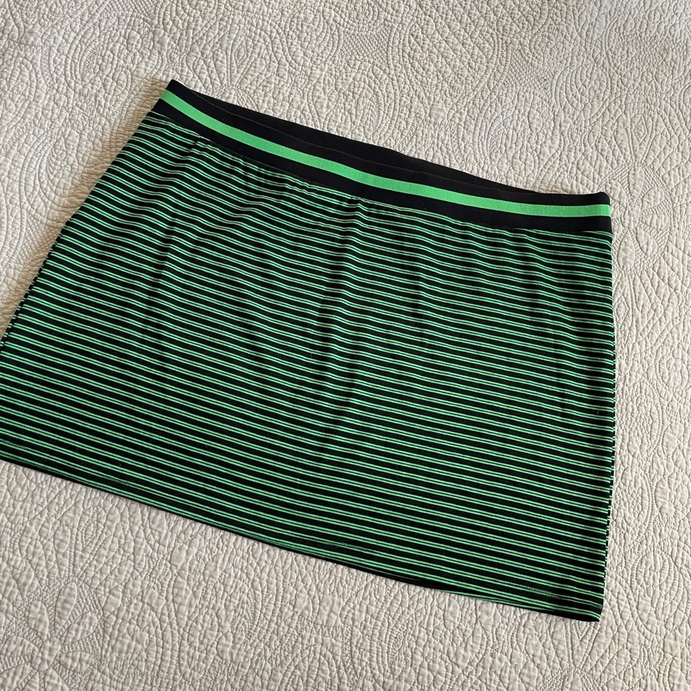 Future Collective striped mini skirt